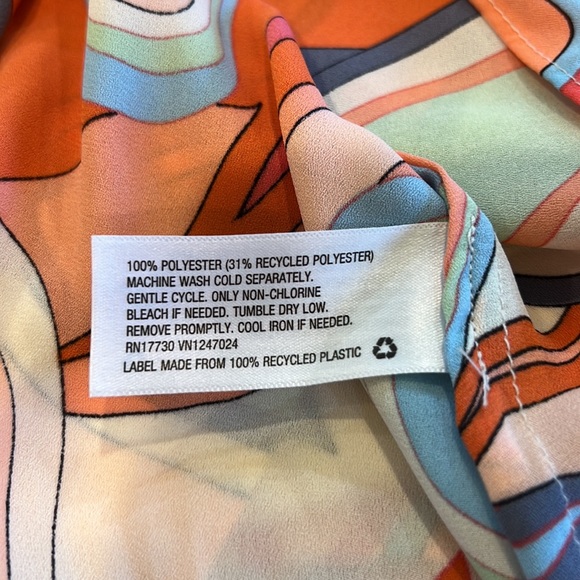 Alexis for target Beautiful multi floral colorful print maxi button up dress - Picture 16 of 16